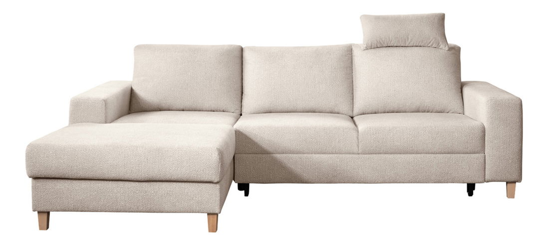 Kutna sofa Anabel (bež) (L)