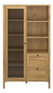 Vitrină Keira 1W2S (Stejar craft auriu)