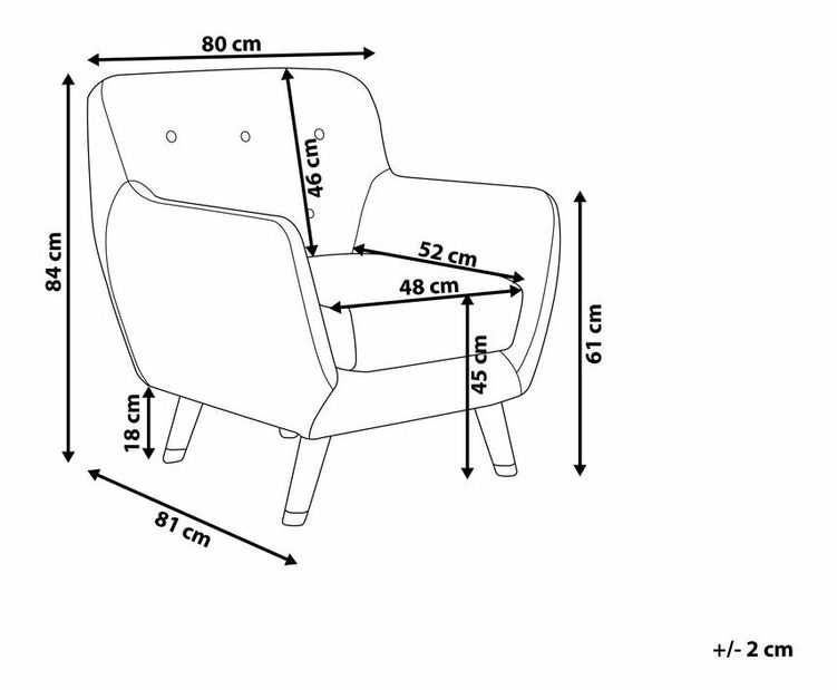 Kreslo Bodmin (smaragdová)