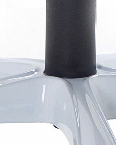 Kancelárska stolička Isit (čierne s bielymi podrúčkami)