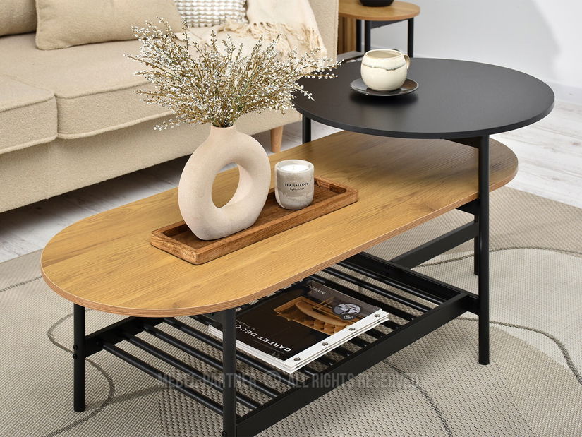 Stolić za kavu Lorelail Xl (crna)