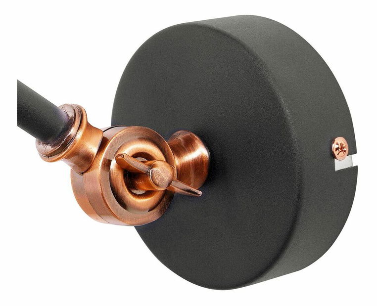 Fali lámpa szett (2 db.) MISSOURI (fém) (fekete)