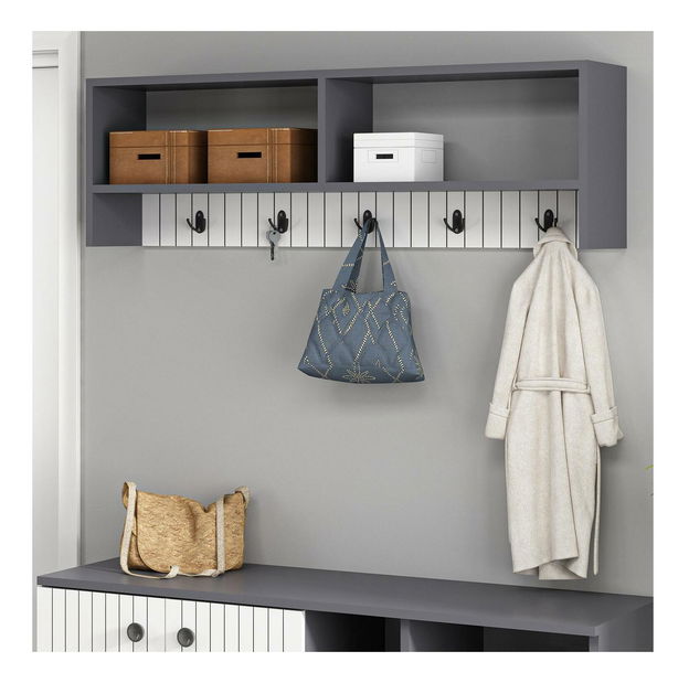 Panou cuier Vabite 3 (antracit + alb) 