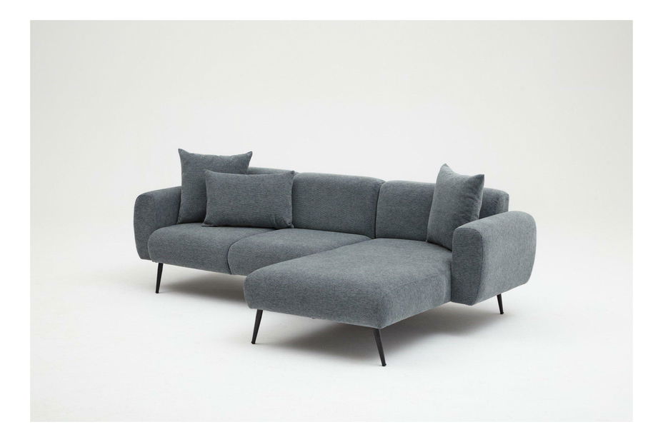 Rohová sedacia súprava Slider (P) (antracit)