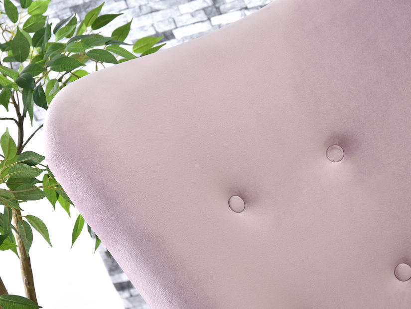 Dizajnové kreslo Florentino (svetlofialová + orech)