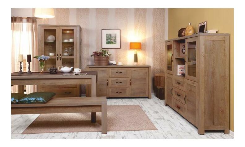 Vitrines szekrény Nicodemus W2D