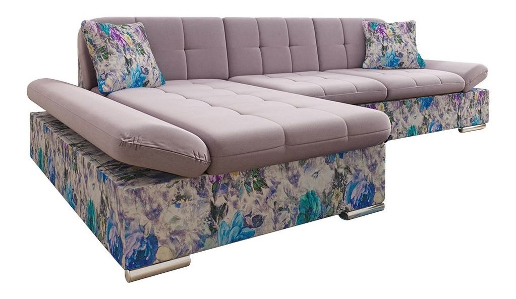 Rohová sedacia súprava Laviva (fialová) (L) *bazár