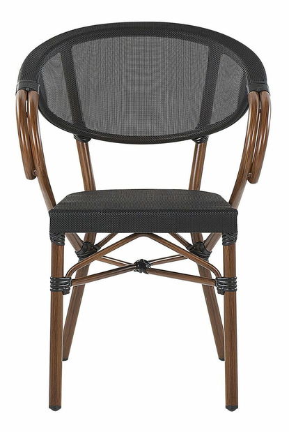 Set 4 buc. scaune de grădină Carlene (gri închis)