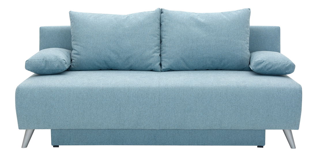Sofa na razvlačenje Pelona (svijetloplava) (s prostorom za odlaganje)