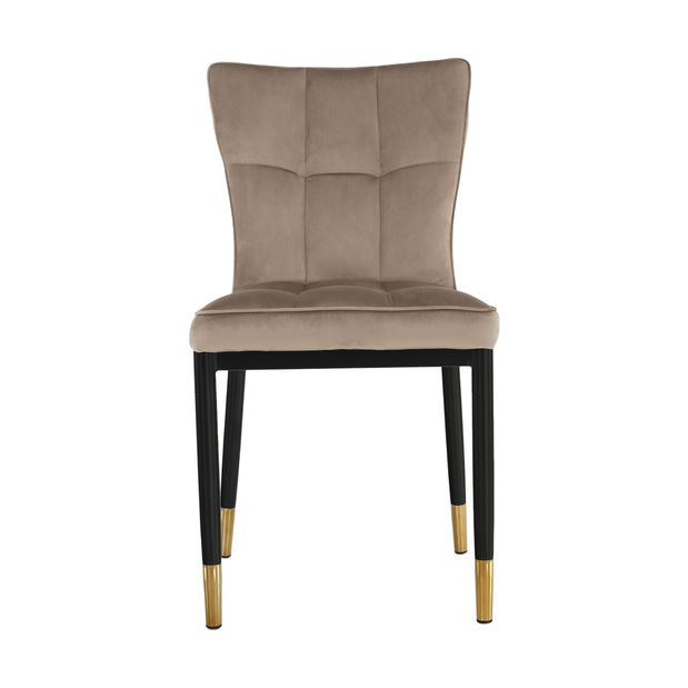 Scaun de sufragerie Dopey (bej + negru)