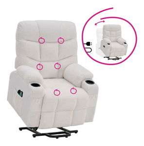 Scaun de masaj Hipocresias (alb)