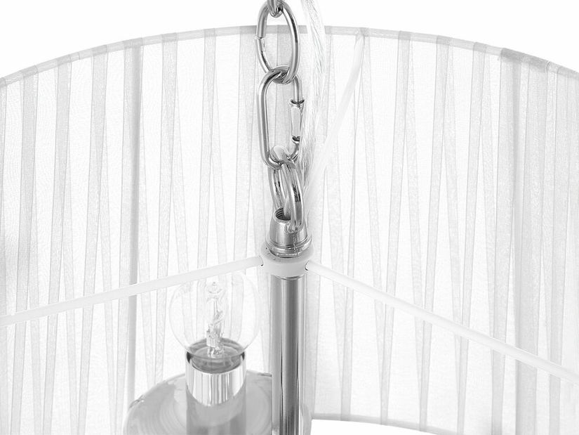 Závesná lampa Evandale (biela)