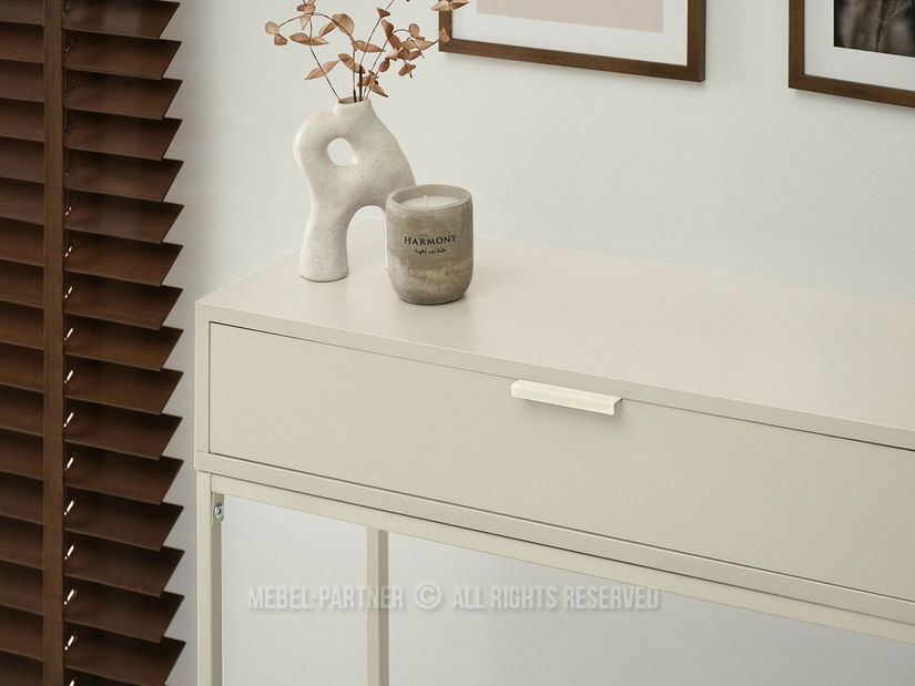 Konzolni stolić Noventa M (krem)