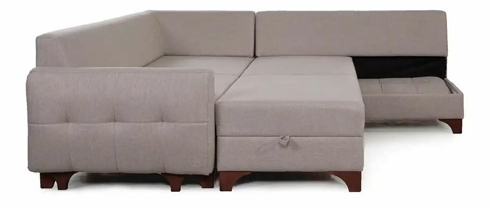 Rohová sedačka Clof (krémová) (L)