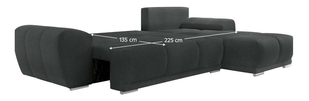 Kutna garnitura Kermit (tamnosiva)