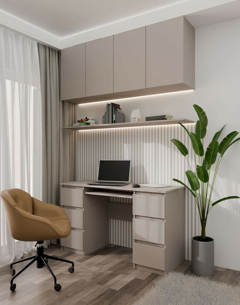 Masă PC Kwazulu 1 (maro deschis)