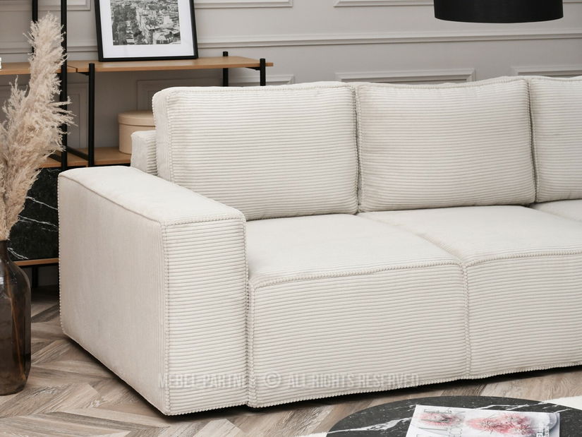 Sarokkanapé Cerebral (krém + fekete)