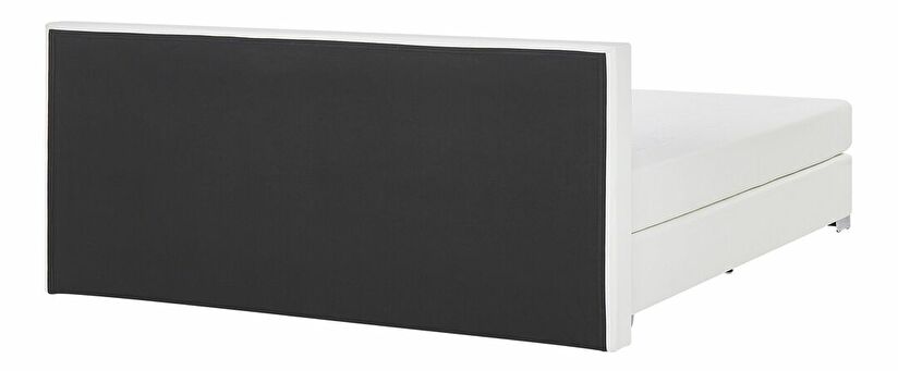 Manželská posteľ Boxspring 180 cm PREMIER (s matracmi) (biela)