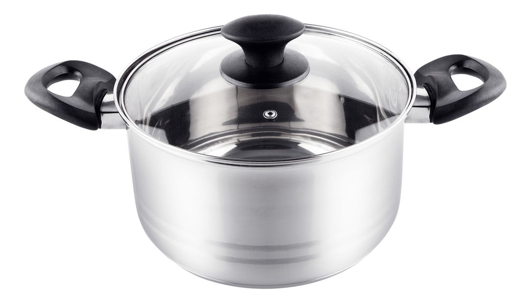 Oală cu capac Lamart Leger 20cm (argintiu)