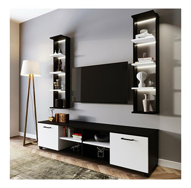 Mobilier living Leviathan 512 (Negru + Alb)