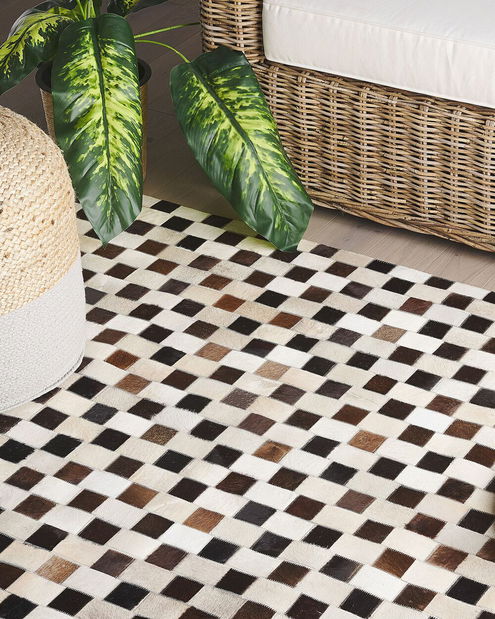 Covor 140x200 cm KYBE (patchwork maro)