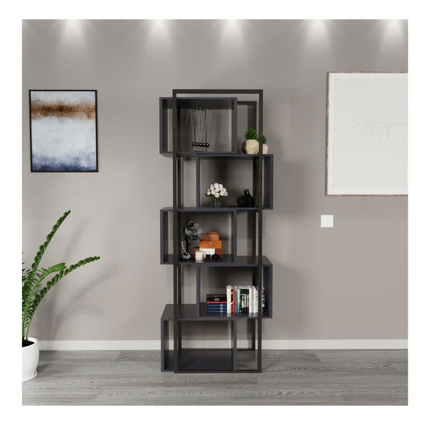 Regál Decorative 5 (antracit)