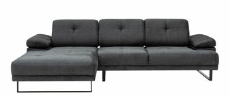 Rohová sedačka Mussty 1 (antracit) (L)