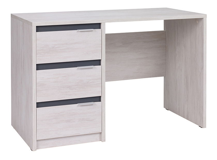 PC stolić Desayuno PC (hrast bijeli + grafit sjajni)