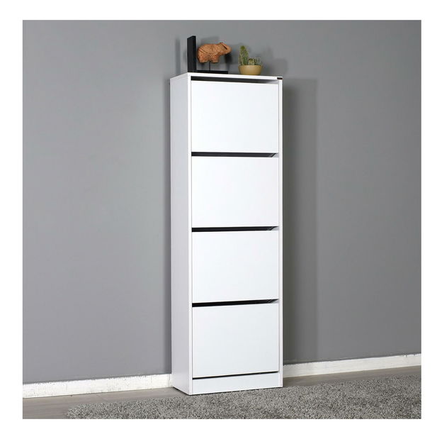 Pantofar/ Dulap pantofi Seiko (Alb)