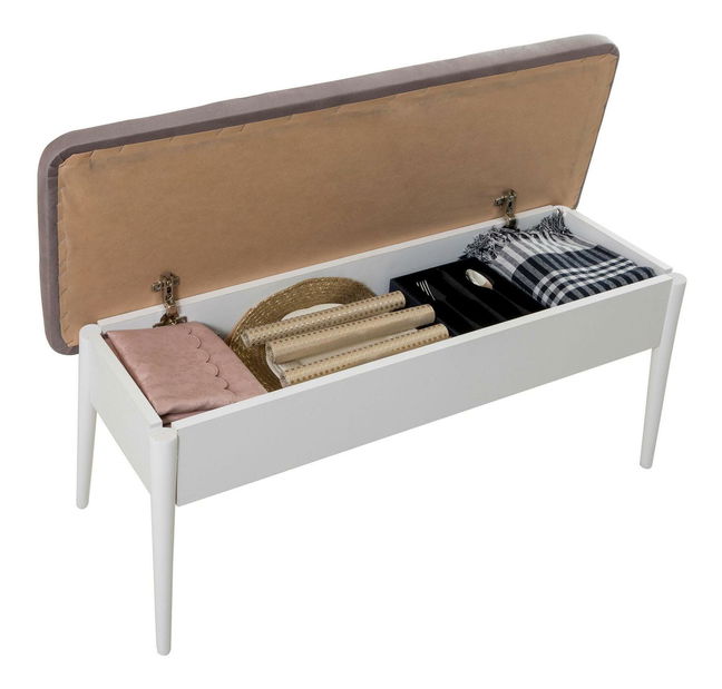 Lavica Vlasta 5 (biela + soho)