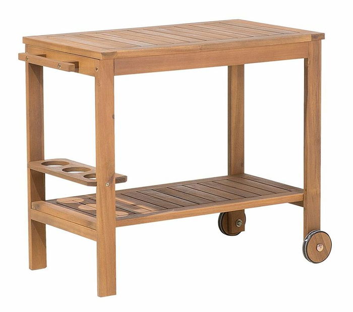 Záhradná jedálenská sada Sasan (svetlohnedá)