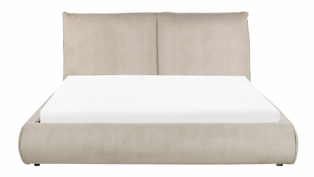 Vízágy 160 cm Vetiver (szürkésbézs) (ágyráccsal matraccal)