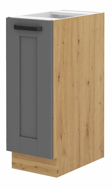 Dulap inferior de bucătărie Lucid 30 D CARGO BB (Stejar artisan + dustgrey)
