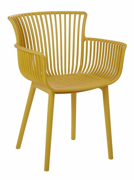 Set blagovaonskih stolica (4 kom.) Pexeso (žuta)