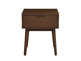 Éjjeliszekrény Candance (sötét fa)