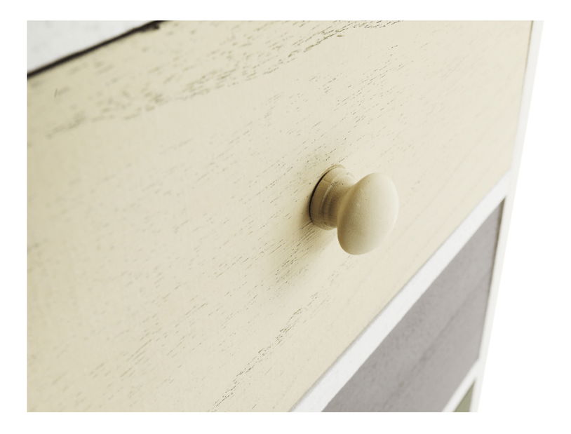 Komoda Minua (biela + viacfarebné)