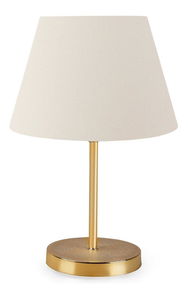 Stolová lampa Astalasso 1 (biely krém + zlatá)