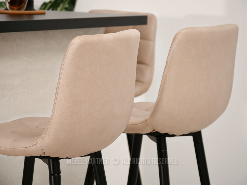 Stolička Nico (béžová + čierna)