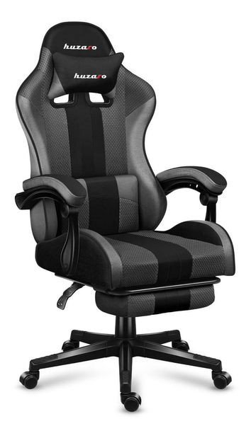 Herné kreslo Fusion 4.7 (čierna + sivá)