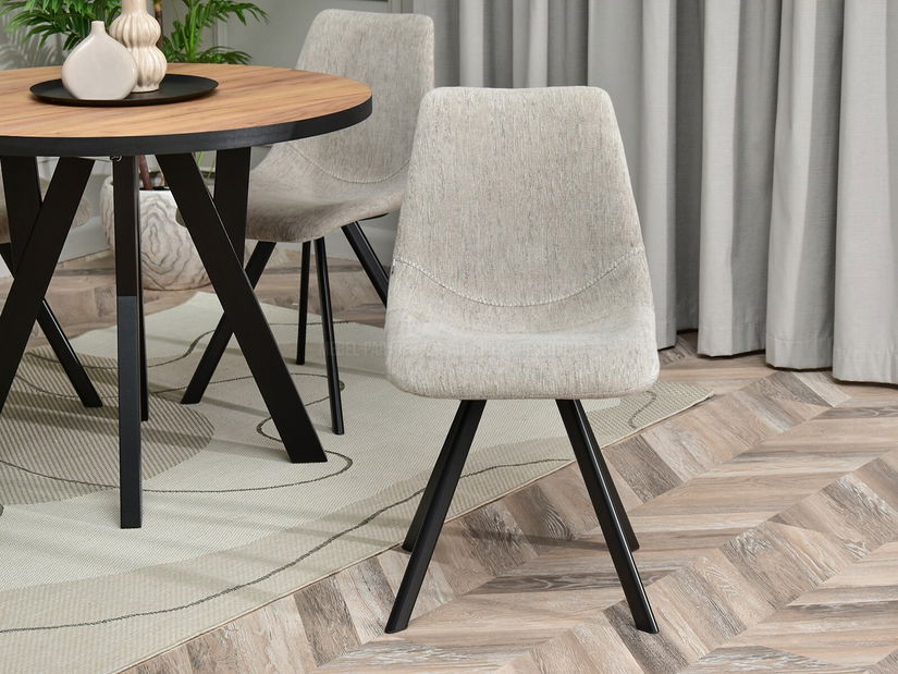 Stolička Petra (béžová + čierna)