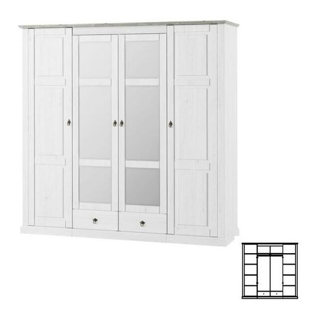 Šatníková skriňa Lunete LM74