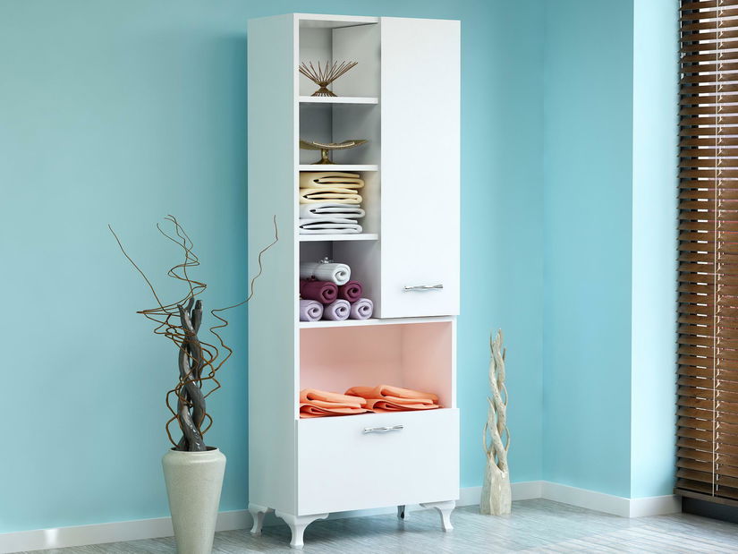 Ormar s policama Shazam (bijela)