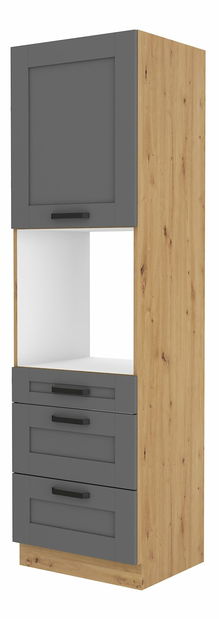 Élelmiszer szekrény Lucid 60 DPS 210 3S 1F (artisan tölgy + dustgrey)