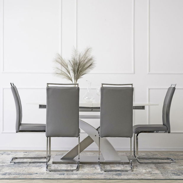 Scaun sufragerie Lagos (gri) 