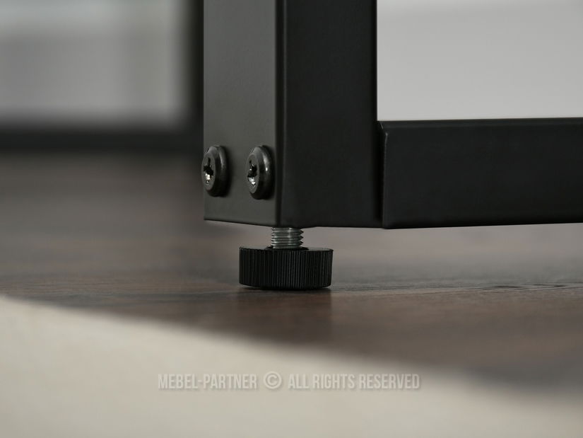 Konzolni stolić Ines (beton + crna)