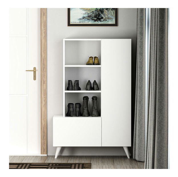 Cipőtároló (cipősszekrény) Mumuni (fehér)