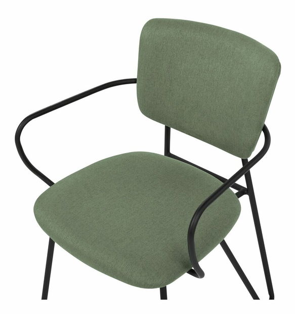 Set 2 ks jedálenských stoličiek Emmanuelle (zelená)