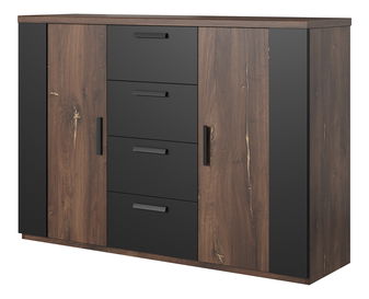 Komoda Signat Typ 26 (crna + hrast flagstaff)