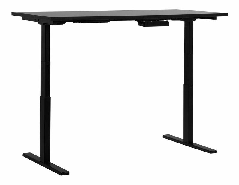 Masă pentru scris UPPER II (130 x 72 cm) (MDF) (reglabil electric) (negru)