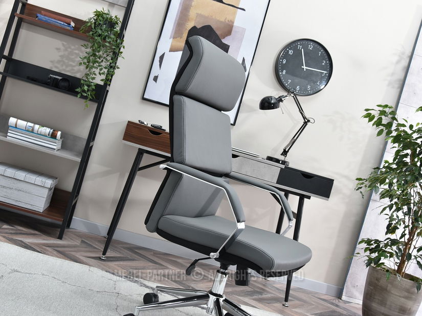 Fotel Blondie (szürke + króm)